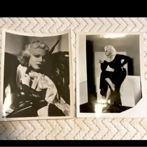 VINTAGE | Jean Harlow B&W Photos Rare Hollywood Memorabilia